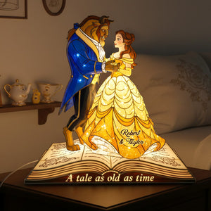 A Timeless Love Story Light Box - Personalized Gift For Couples 05HYTI281125