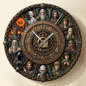 Fantasy Traveler Wall Clock - Personalized Gifts For Fantasy Fans 1 Layer Acrylic Hanging Wall Clock 04HUTI280226