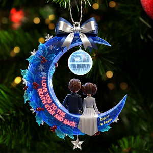 Couple Ornament - Personalized Gift For Couple Christmas Ornament 04PATI291025