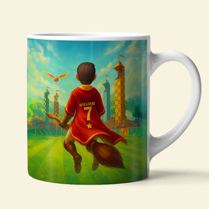 Broom-Riding Mug - Personalized Gifts For Magic Lovers 04huti160625