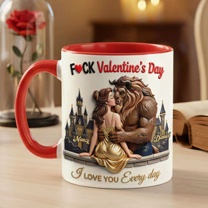 Love You Everyday Coffee Accent Mug - Personalized Gifts For Couple 03nati210126