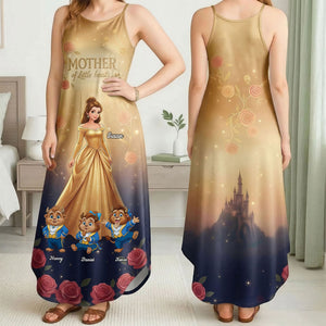 Enchanted Rose Suspender Maxi Dress - Personalized Gifts For Moms 03QHTI180326
