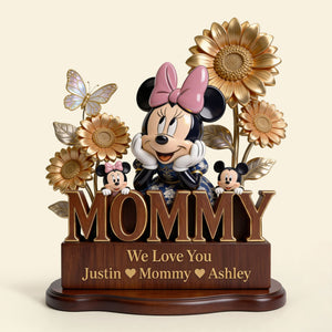 Mommy We Love You Acrylic Plaque - Personalized Gifts For Mother's Day Plaque 05TOTI200326