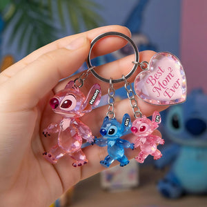 Lovely Mom Acrylic Tag Keychain - Personalized Gifts For Moms 01tgti140426