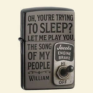 Trucker Lighter - Personalized Gift For Trucker 03ACTI140825