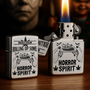 Rolling Up Some Horror Lighter, Personalized Gifts For Smoking Lovers 05qhti080925