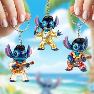 Performing Monster Keychain - Personalized Gifts For Music Lovers 01nati190625