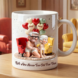Naughty Old Couple Coffee Mug - Personalized Gift For Couples 04OHTI070126