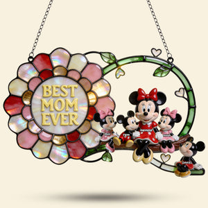 Best Mom Ever Suncatcher Ornament - Personalized Gifts For Mother's Day 03nati200326-Homacus