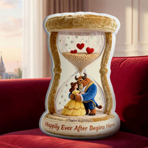 Romantic Fairytale Couple Pillow - Personalized Gift For Couples 04OHTI231225