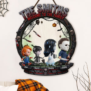 Horror Family Wood Sign - Personalized Gifts For Family 01ohti260825