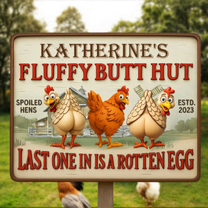 Funny Chicken Coop Signs - Custom Signs 01ohti110425-Homacus