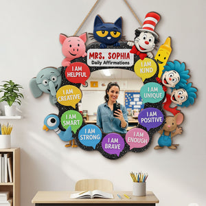 Cute Teacher Mirror - Personalized Gifts For Teacher 03nati250725