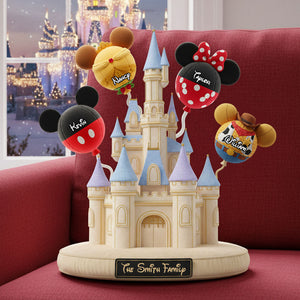 Balloon Castle Family Custom Pillow - Personalized Gifts For Family Pillow 04OHTI141125