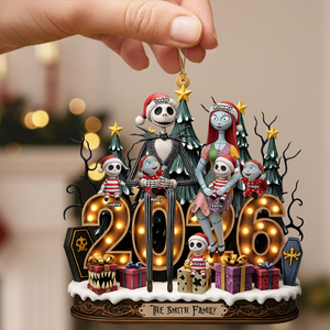 Spooky Family Ornament - Personalized Gifts For Family 05pati050925