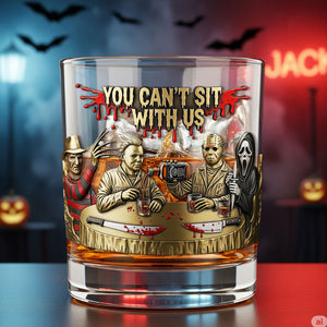 Horror Bar Whiskey Glass, Personalized Gifts For Horror Lovers 01qhti190825
