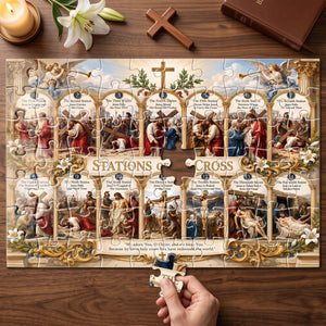 Faith Inspired Jigsaw Puzzle Personalized Gifts For Christians 02HUTI200726