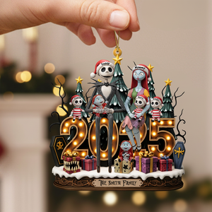 Spooky Family Ornament - Personalized Gifts For Family 05pati050925