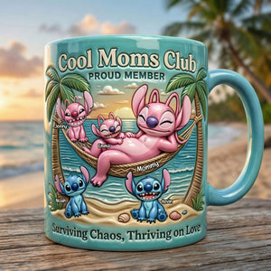 Chilling Mom & Hers Mischievous Kids Mug, Personalized Gifts For Moms 02qhti040326