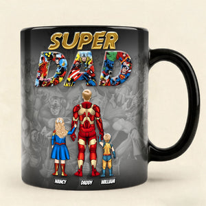 Dad And Kids Magic Ceramic Coffee Mug - Personalized Gifts For Dad 04ohti050526