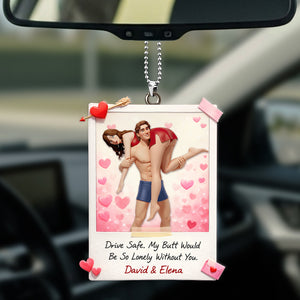 Playful Couple Car Ornament - Personalized Gifts For Couples 05HUTI300126