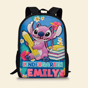 Cute Alien School Bag - Personalized Gifts For Kids 05huti010825