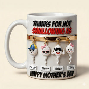Funny Sperm Kids Coffee Mug - Personalized Gifts For Mom 04OHTI080426-Homacus