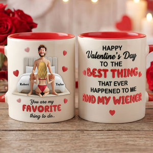 Couple The Best Thing Accent Mug - Personalized Gifts For Couple 02kiti270126