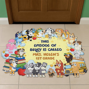 Cute Teacher Doormat - Personalized Gifts For Teacher 03huti060825