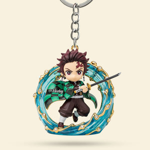 Darkness Hunter Keychain - Personalized Gifts For Loved Ones 04pgti250825