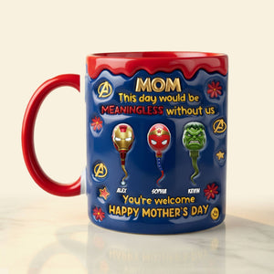 Power Mom Accent Mug - Personalized Mother's Day Gifts 01TYTI240326