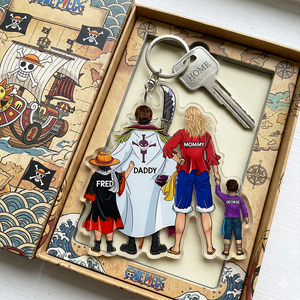 Ocean Crew Family Keychain - Personalized Gift For Family 011qhhu240225pa