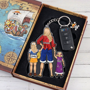 Mom's Crew Keychain - Personalized Gifts For Mom 021qhhu220225pa