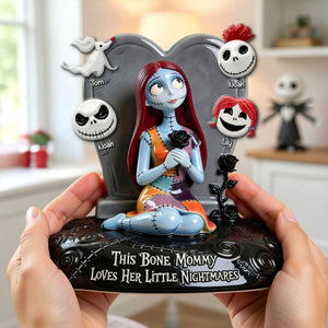 Bone Mommy & Little Kids Acrylic Plaque - Personalized Gift For Mom 03OHTI030426
