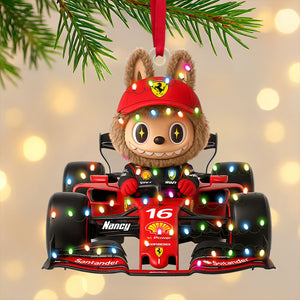 Racing Driver Ornament - Personalized Gifts For For Car Enthusiasts 01nati040925