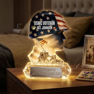 Proud Military Spirit Led Light - Personalized Gifts For Veterans 04QHTI180326
