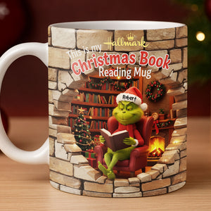 Christmas Reading Coffee Mug - Personalized Gifts For Book Lovers 01kiti111025