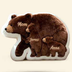 Caring Bear Mom Custom Shape Pillow - Personalized Gifts For Mom 02qhti270226