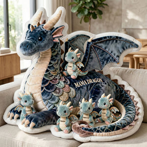 Dragon Mom Pillow - Personalized Gifts For Mother's Day Pillow 04NATI110226
