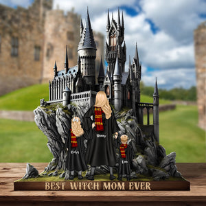 Personalized Gifts For Mom Custom Shape Plaque Best Witch Mom Ever 02XQTI310325TM-Homacus
