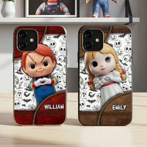 Horror Character Phone Case - Personalized Gifts For Horror Lovers 02pgti030925