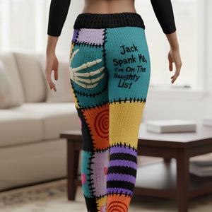 Funny Couple Leggings - Personalized Gifts For Her Leggings 03NATI141125