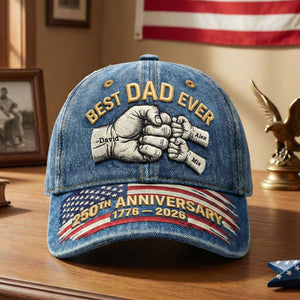 250th Anniversary Military Cap - Personalized Gift For Veteran Classic Cap 04NATI250226