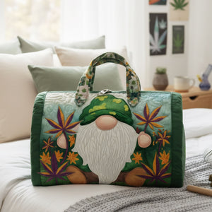 Chill Gnome Quilted Duffle Bag Personalized Gifts For Gnome Lovers 01TOTI220925 - Quilted Duffle Bag - GoDuckee