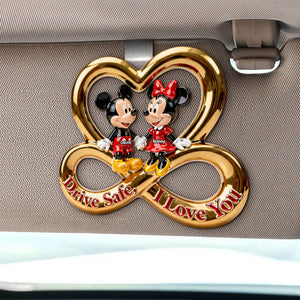 Safe Travels Couple Car Visor Clip - Personalized Gift For Couples 05NATI070126