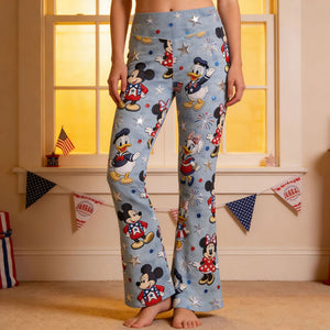 Lovely Characters Flare Leggings - Gifts to Celebrate America’s 250th Anniversary 04pgti170326