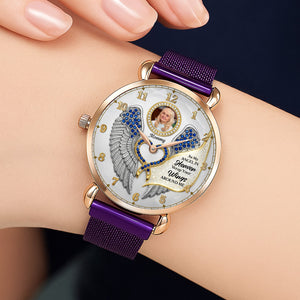 Memorial Quartz Watch - Custom Photo Gifts For Loved Ones 01huti040825