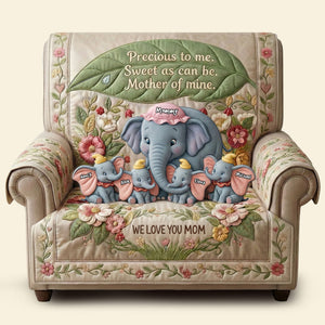 Love Mother Quilted Sofa Cover - Personalized Gifts For Mothers 04pati040226