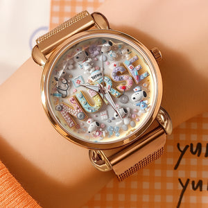 Cute Nurse Mesh Strap Quartz Watch - Personalized Gifts For Nurse 01tgti180725
