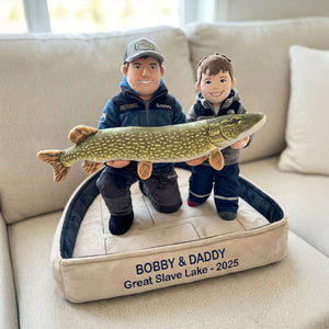 Fishing Memories Pillow - Personalized Custom Photo Gifts For Fishing Lovers 04QHTI111225